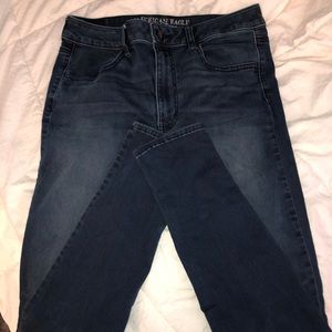 Dark wash high rise Jegging